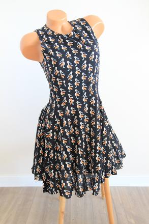 Áčkové viskózové šaty h&m, h&m,s