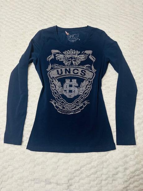 Tmavomodré tričko zn. uncs, m