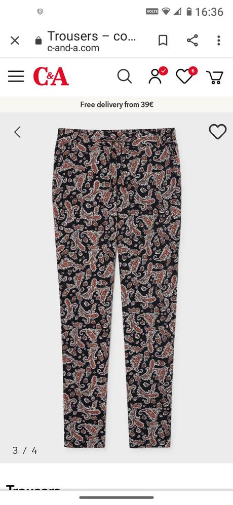 Letné nohavice, c&a,48