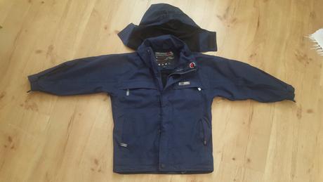 Modrá prechodná bunda na 5-6 rokov, 116