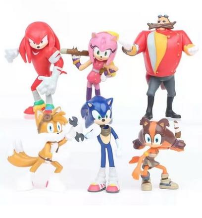 Figúrky ježko sonic 6ks,