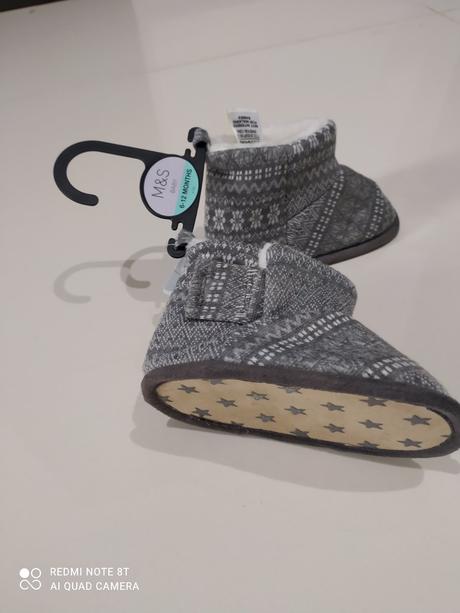 Capacky m&s cizmicky makucke a teplé 6-12mes, marks & spencer