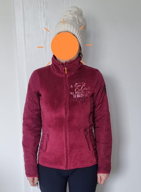 Prechodná flisová bunda dámska/dievčenská, soccx,34