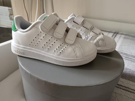 Detské biele tenisky adidas, adidas,28