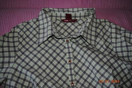 Károvaná košeľa, h&m,38