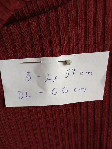 Bordový  rolák, xl