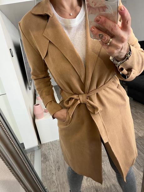 Dámsky prechodný kabát, s