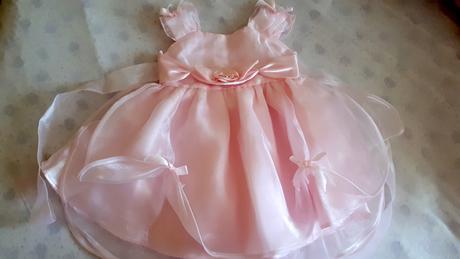 Šifónové šaty veľ.68-4-6m - super stav, 68