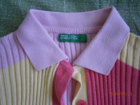 Farebný sveter, benetton,92