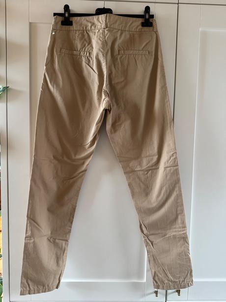 Plátené chino nohavice 158, h&m,158