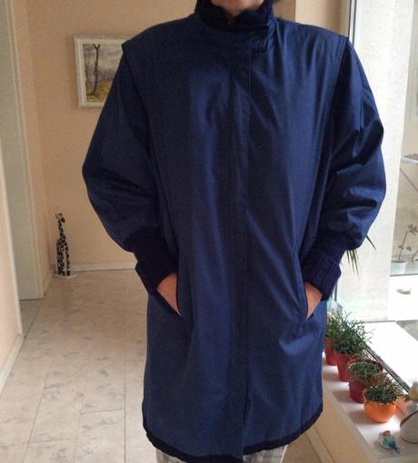 Športový podšitý kabát, l