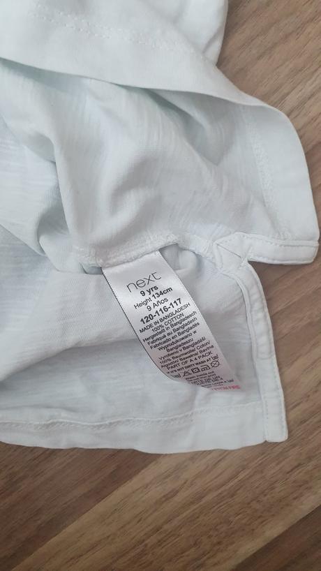 Biele tričko, next,134