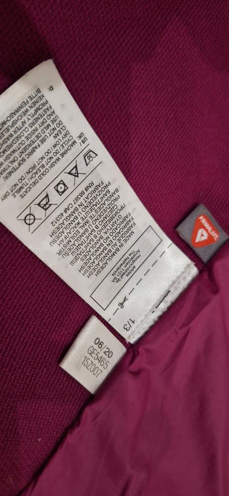 Bezecka primaloft mikina adidas terrex vel 42/44, adidas,44