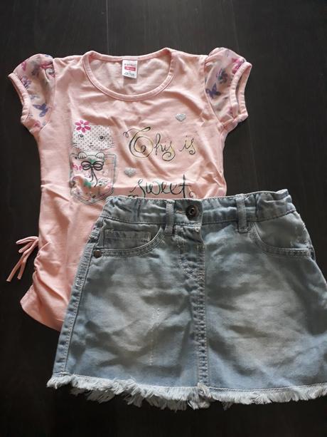 Sukňa + tričko velk.98, 98