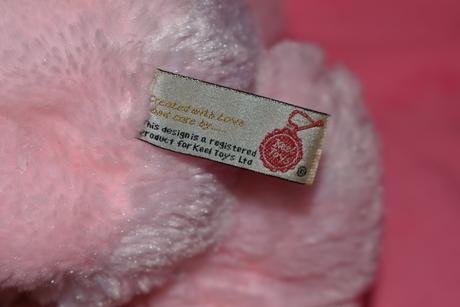 Ružový medvedík keel toys 48 cm,