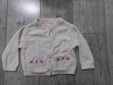 Biely sveter tchibo 62, tchibo,62