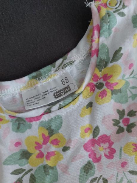 Kvetinové detské šaty, 68