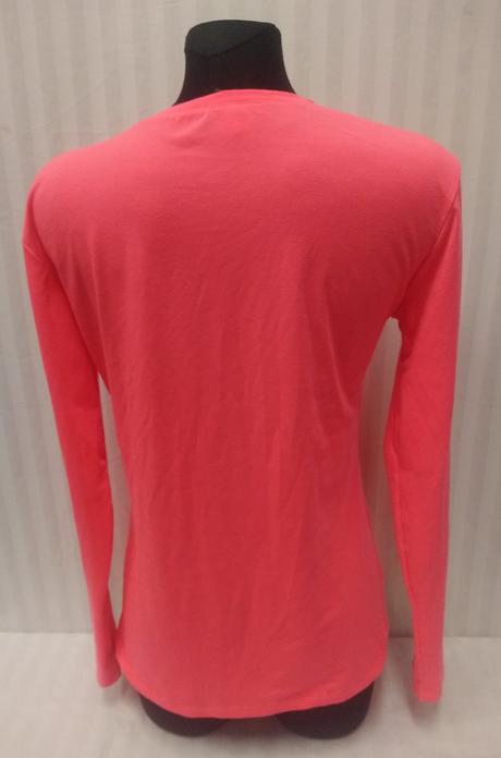 Dámsky elastický sýto ružový top a motívom, l, l