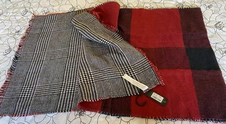 Elegantný mäkký obojstranný šál uni, 