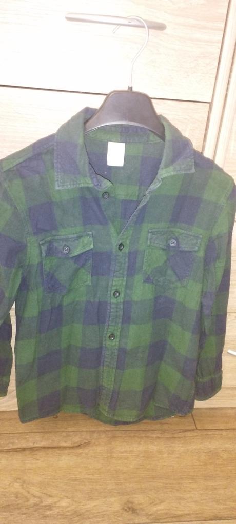 Flanelová štýlová košeľa, lindex,140