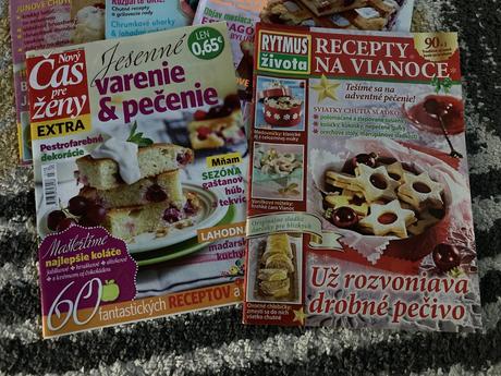Časopisy 3ks-varenie, pečenie,