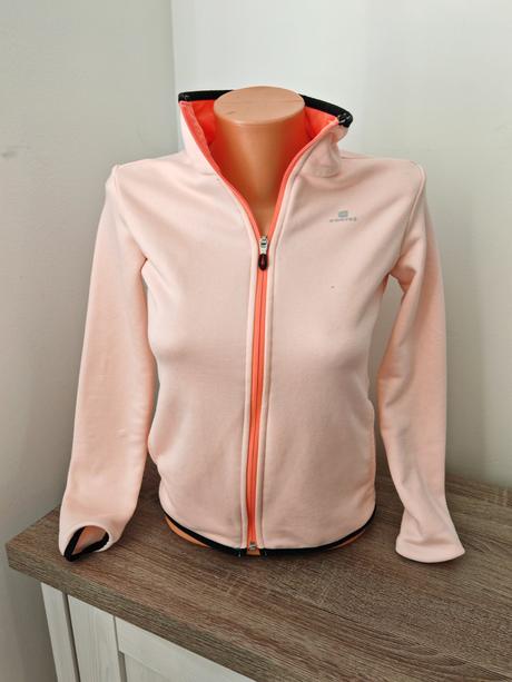 Jemne neónová mikina krásna 146 až s, decathlon