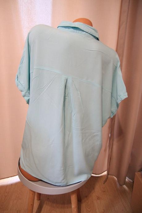 Viskózová mentolová košeľa, xxxl, george,xxxl