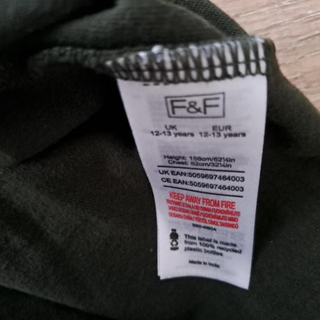 Chlapčenské tričko dlhý rukáv, f&f,158