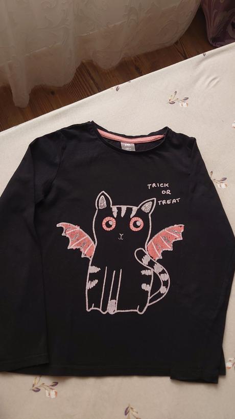 Top tričko s dlhým rukávom halloween, pepco,128