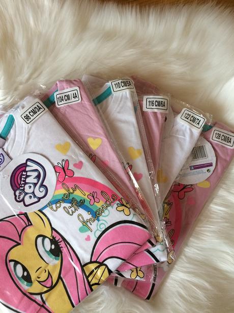 Dievčenské tričko my little ponny - fialové., hasbro,104