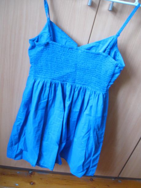 Dámske modré letné šaty, 40/42, camaieu,40