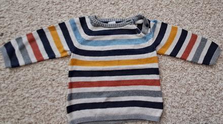 Pruzkovy svetrík, h&m,74