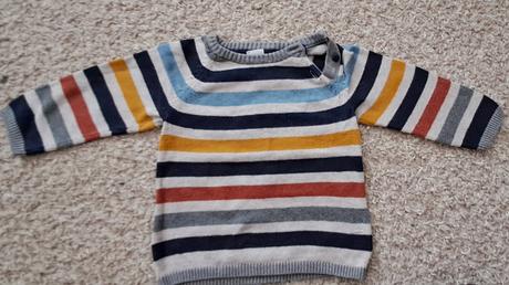 Pruzkovy svetrík, h&m,74