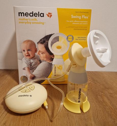 Elektrická odsávačka medela swing flex, 