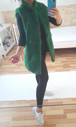 Kožušinová vesta, s
