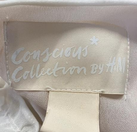 Šifónové volánové šaty h&m conscious v. 42, h&m,42