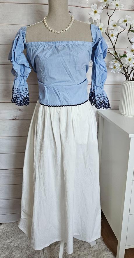 Nádherná vyšívaná zara blúzka, zara,s