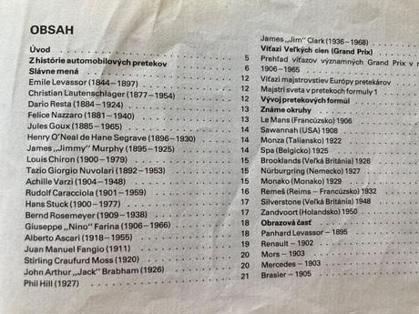 Pretekové automobily-prvé vyd.1989, 