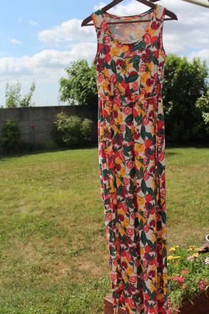 Veselé maxi šaty s/m, esmara,38