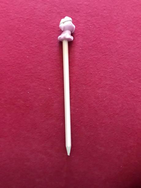 Psíček na ceruzku, výška 3 cm,