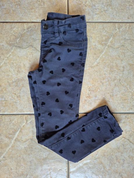Set sivých a modrých dievčenských riflí dopodopo 1, dopodopo,122