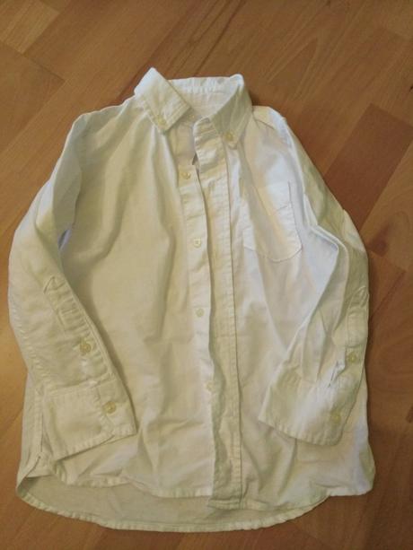 Kosela biela gap 104-110 cm, gap,104