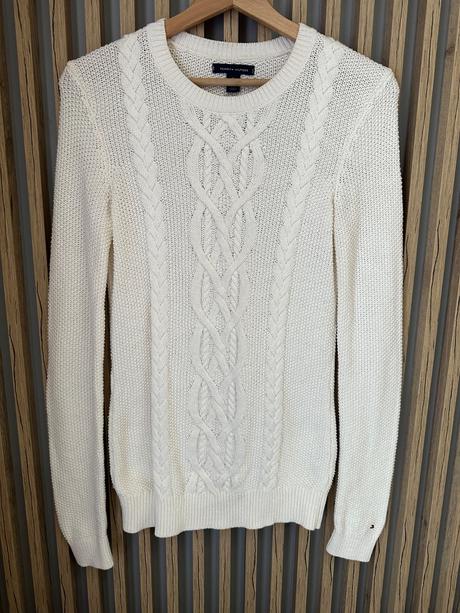 Pletený th pulover, tommy hilfiger,xs