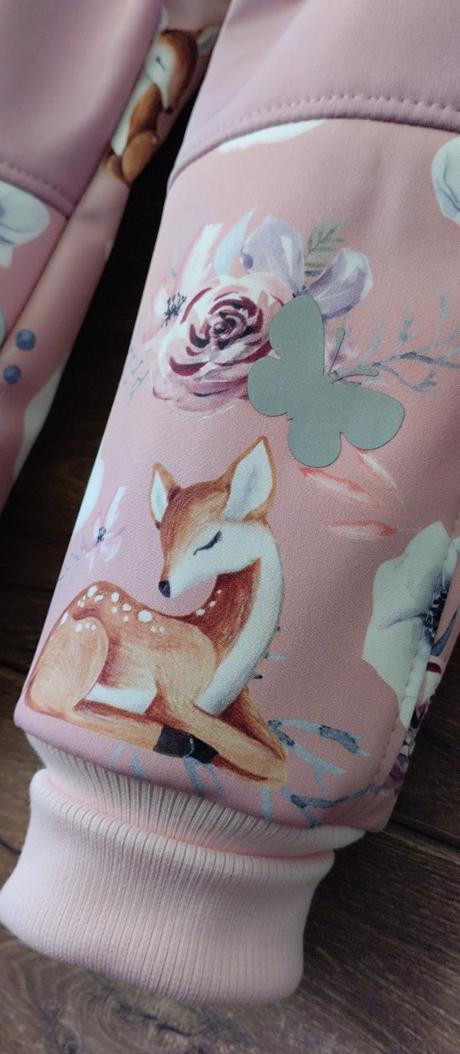 Zimné softshellky kombin.s reflexnym prvkom, 74 - 164