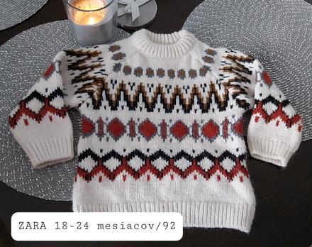 Vlnený svetrík zara, zara,92