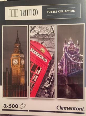 Puzzle clementoni 3 x 500, 