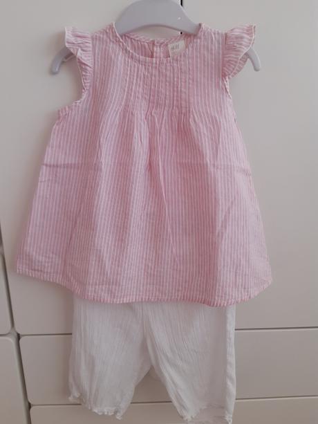 Letný komplet top + kraťasy h&m, h&m,86