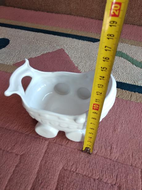 2ks keramické dekorácie "kočík", 