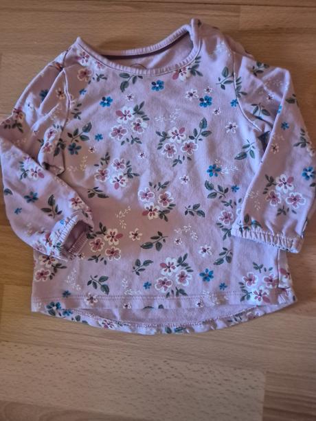 Kvetinové tričko, c&a,80