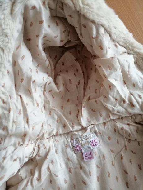 Kabátik, kozusok s kapuckou, veľkosť 92/98, 98